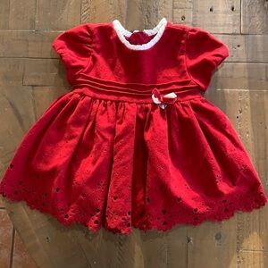 Mayoral red cutout dress